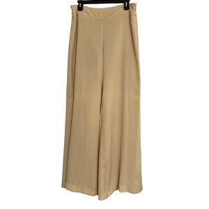 Oscar de la Renta Wide Leg Dress Pants, Women’s Size 12, Butter Yellow Trousers